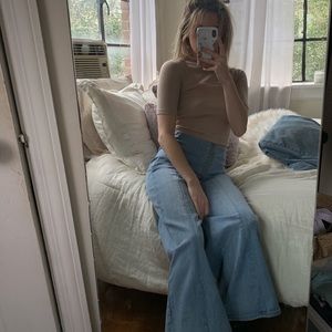 Wide Leg High Waist Jeans